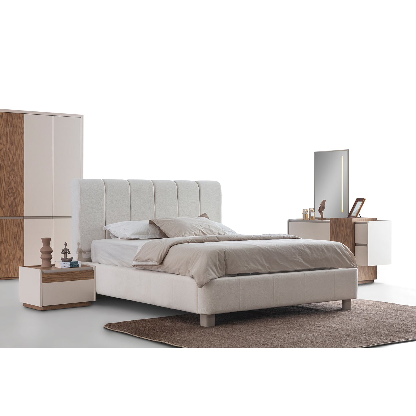 Kona Yatak Odası Takımı V1 (180 cm Karyola)