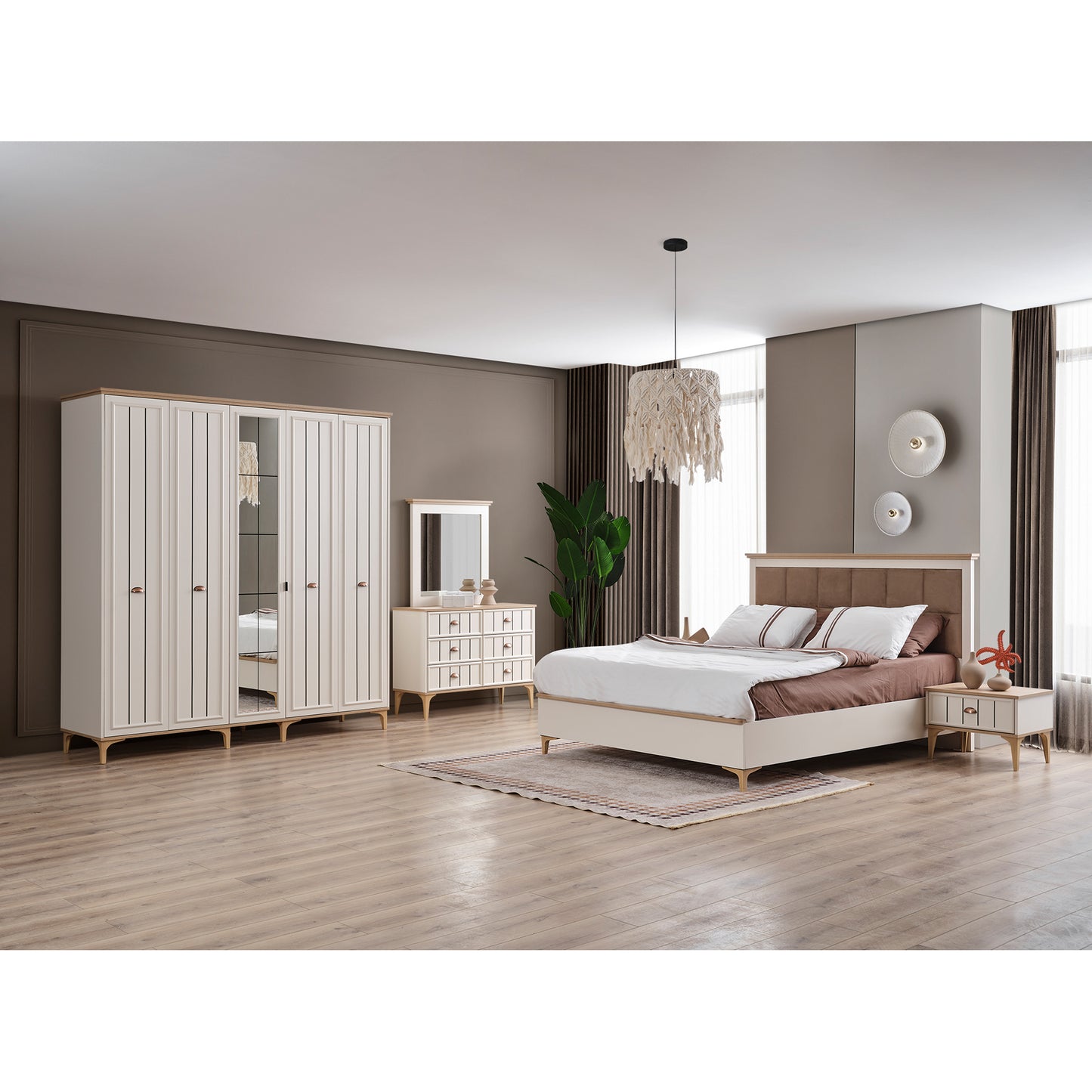 Bella Yatak Odası Takımı V4 (180 cm Karyola)
