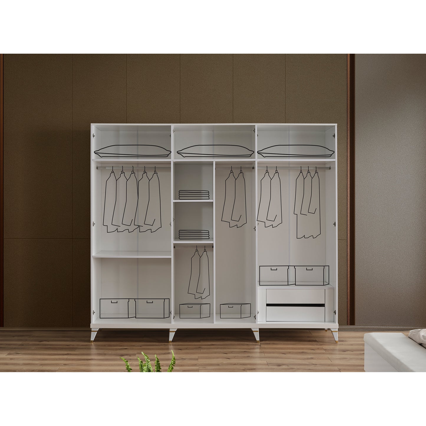 Floransa Yatak Odası Takımı V3 (180 cm Karyola)