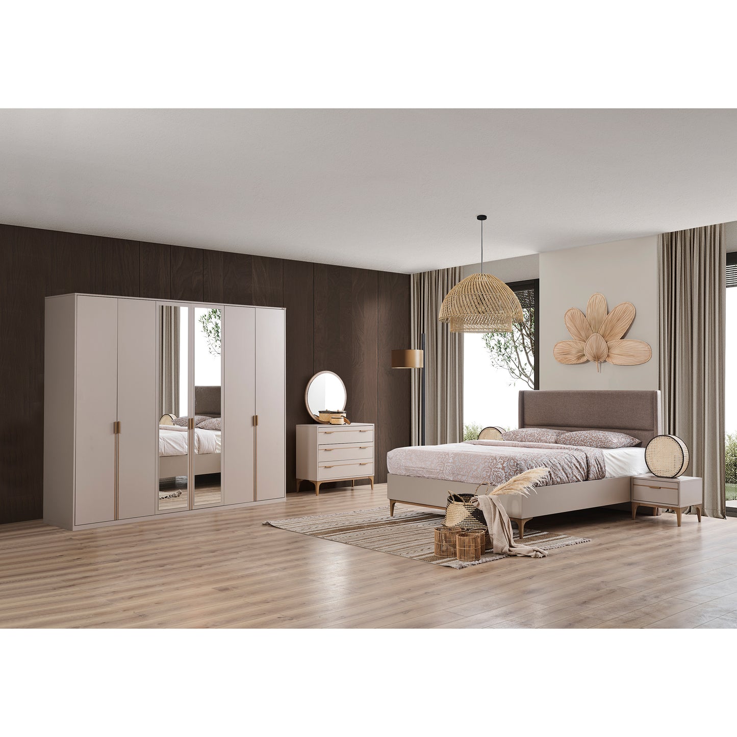 Nova Yatak Odası Takımı V1 (180 cm Karyola)