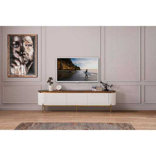 Kuka Tesla Ekru Gold Tv Ünitesi